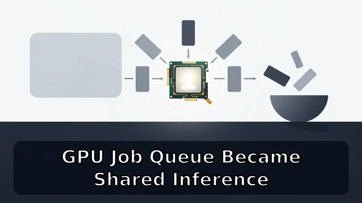 How a GPU Job Queue Became a Shared Inference Scheduler