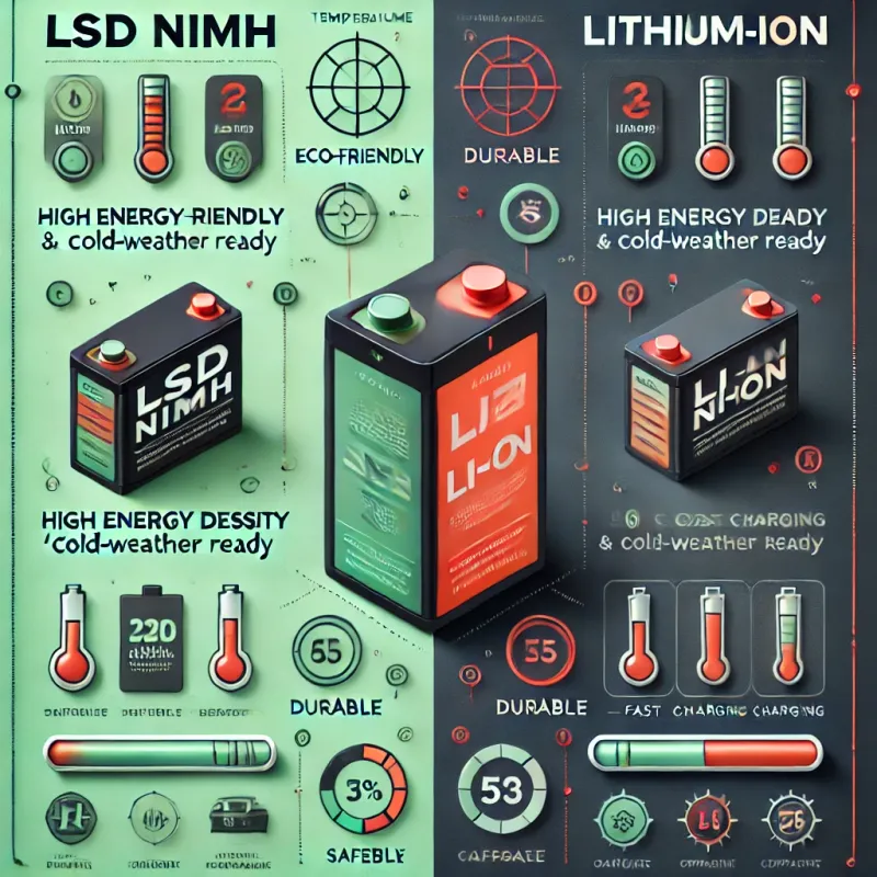 LSD NiMH vs Lithium-Ion Batteries: Which is Right for You? | LiberIT